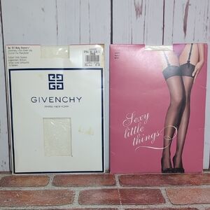Designer 90's Pantyhose Bundle‎ Pair Givenchy Victoria's Secret Size C NEW